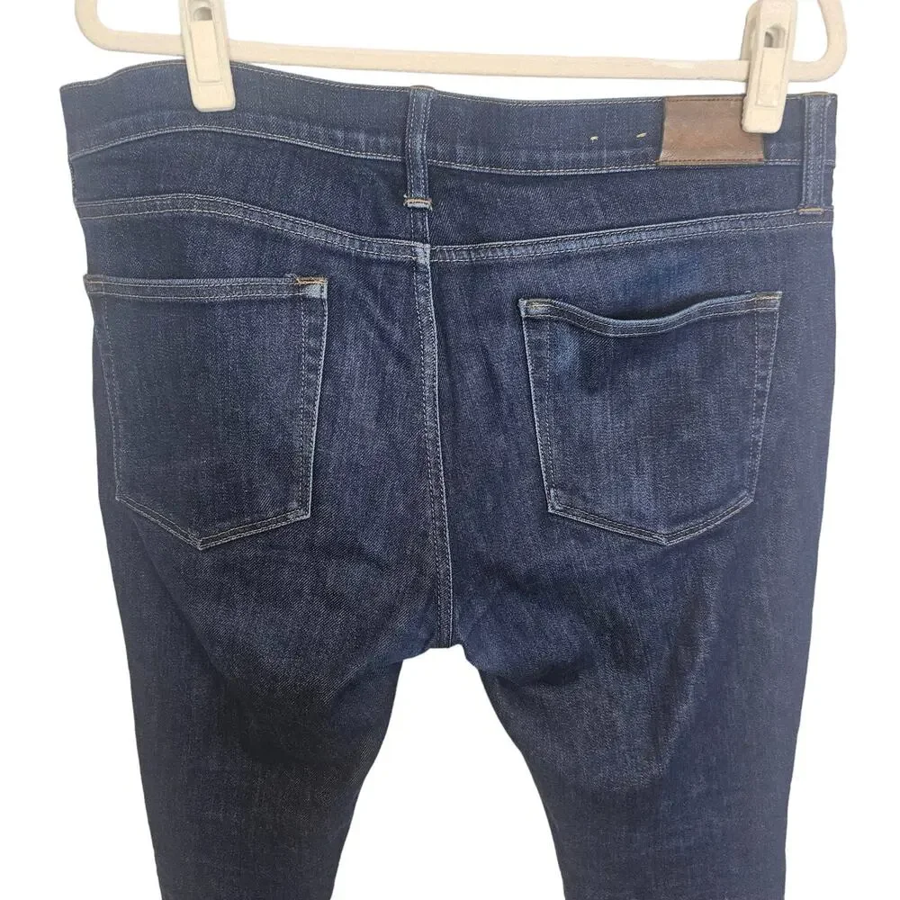 J. Crew Mens 484 Slim Leg Kurabo Japanese Fabric Jeans Size 34x32 Classic Preppy